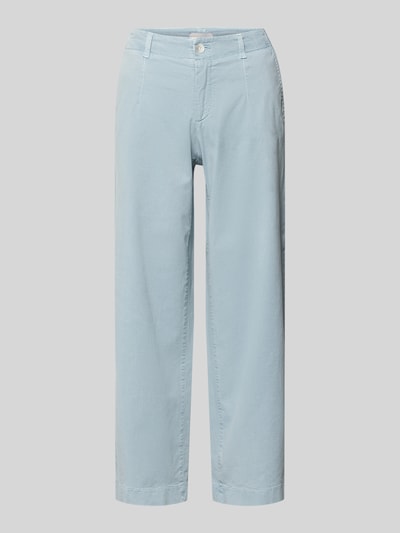 Produktfoto, Wide-Leg-Pants in Unifarben aus Lyocell-Mix mit Gürtelschlaufen, Knopf und verdecktem Reißverschluss, seitlichen Eingrifftaschen, Leistengesäßtaschen, Label-Patch, Cropped-Länge, STYLE.MAINE S von Brax