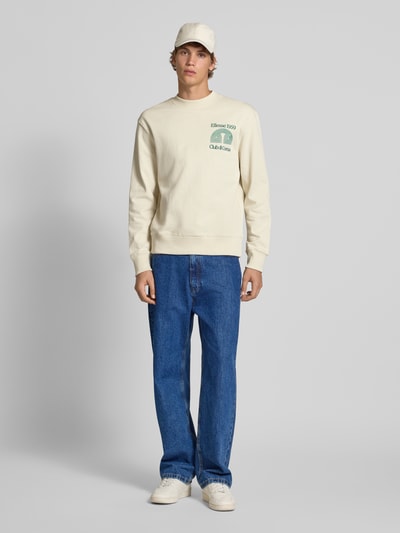 Ellesse Sweatshirt met labelstitching Offwhite - 1