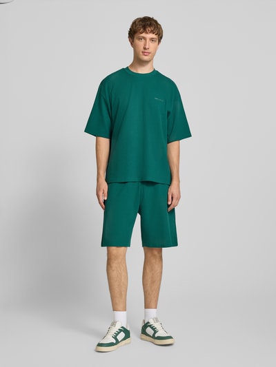 REVIEW Relaxed Fit T-Shirt mit Strukturmuster Bottle 1
