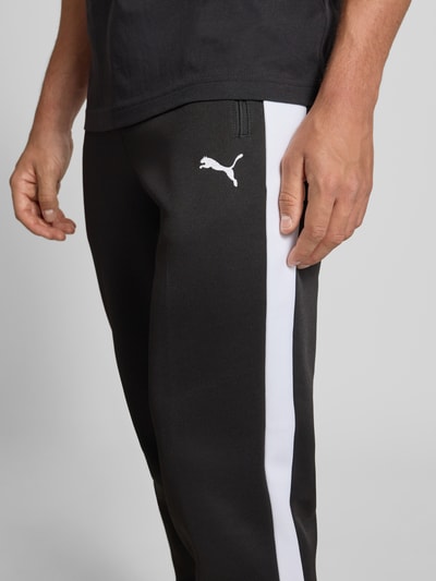 PUMA PERFORMANCE Sweatpants met logostitching, model 'ALWAYS ON TRACK' Zwart - 3
