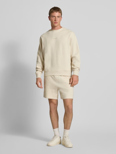 Tommy Jeans Comfort fit pullover van puur katoen Zand - 1