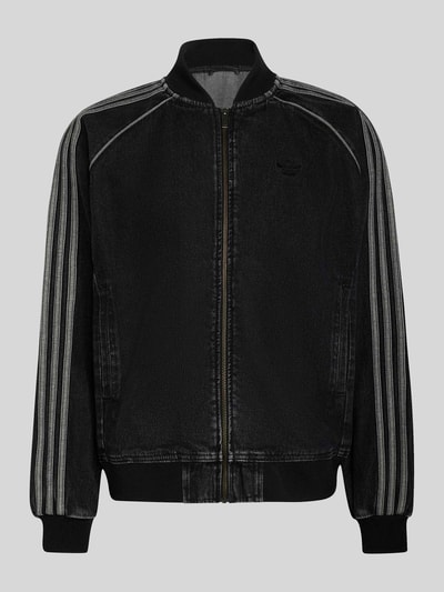 adidas Originals Regular Fit Jeansjacke aus reiner Baumwolle Black 2