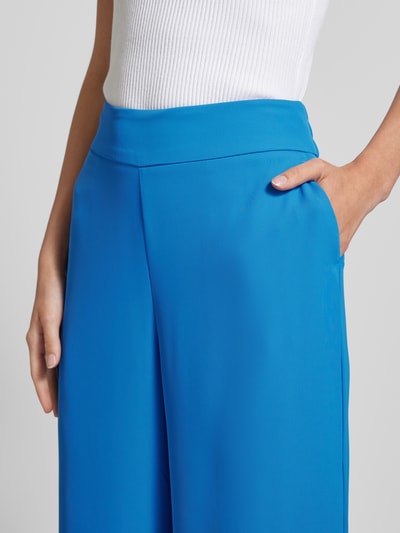 Zero Spodnie materiałowe z wpuszczanymi kieszeniami w stylu francuskim Królewski niebieski 3