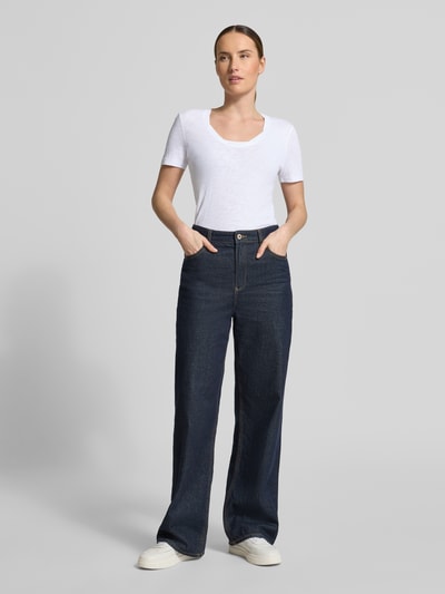 Marc O'Polo Regular Fit T-Shirt aus reiner Baumwolle Weiss 1