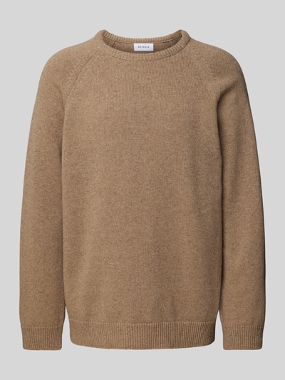 ROTHOLZ Gebreide pullover met raglanmouwen, model 'Smiley' Beige - 2