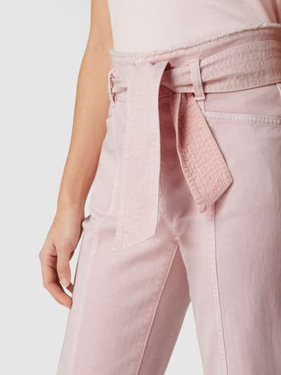 Marc Cain Tapered relaxed fit jeans met stretch Roze - 3