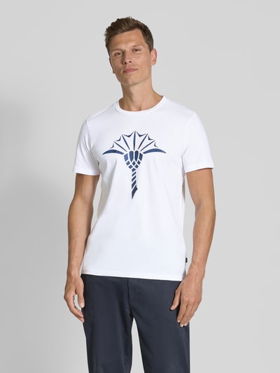 JOOP! Collection T-shirt met motiefprint Wit - 4