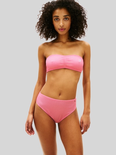 Tommy Hilfiger Bandeau-Bikini-Oberteil mit Logo-Stitching Rosa 4