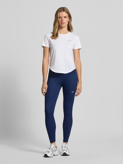 Nike Training Leggings mit elastischem Bund und Logo Dunkelblau 1