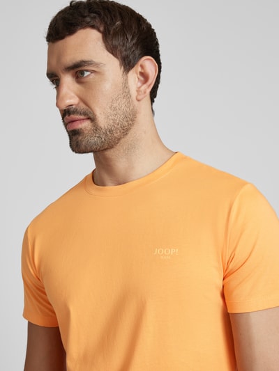 JOOP! Jeans T-shirt in effen design, model 'Alphis' Oranje - 3