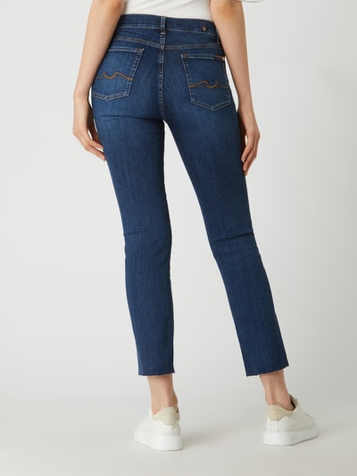 7 For All Mankind Straight Fit Jeans aus Baumwollmischung Modell 'Soho'  Dunkelblau 5