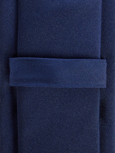 Monti Stropdas van pure zijde (6 cm) Donkerblauw - 2