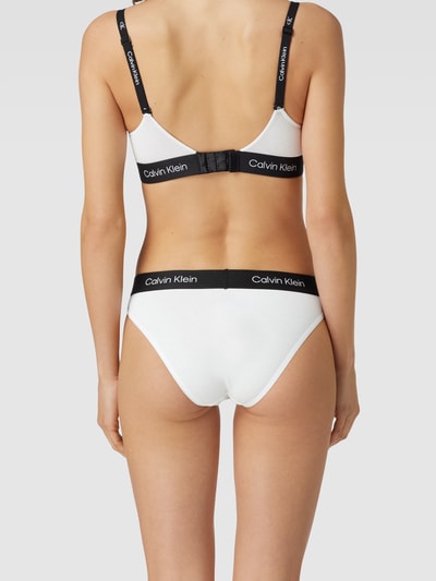 Calvin Klein Underwear Slip mit elastischem Logo-Bund Modell 'MODERN' Weiss 4