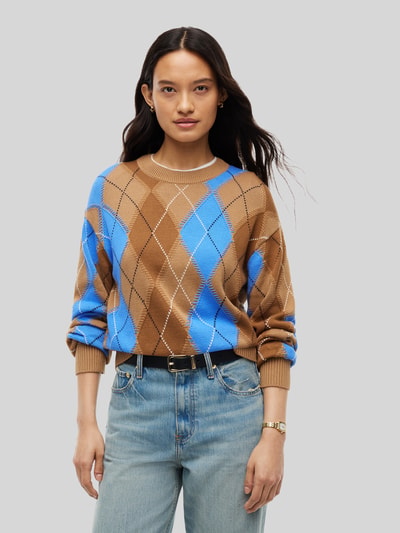 Tommy Hilfiger Regular fit pullover van puur katoen Lichtblauw - 4
