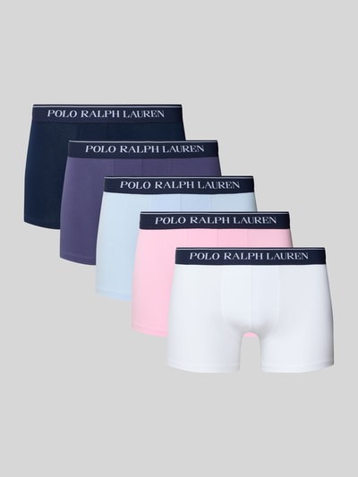 Polo Ralph Lauren Underwear Obcisłe bokserki z wyhaftowanym logo w zestawie 5 szt. Mocnoróżowy 1