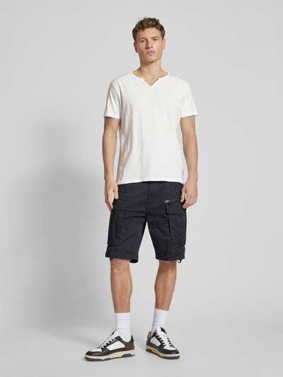 Blend T-shirt melanżowy model ‘NOOS’ Biały 1