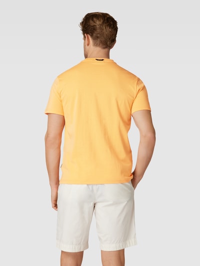 Napapijri T-shirt met labelprint met statement, model 'MANTA' Oranje - 5
