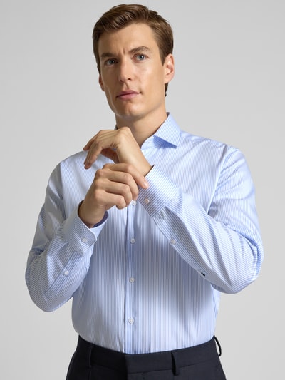 SEIDENSTICKER REGULAR FIT Koszula biznesowa o kroju regular fit z listwą guzikową Błękitny 3