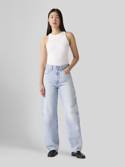 Levi's® Jeansy z szerokimi nogawkami z czystej bawełny w fasonie 5 kieszeni Jasnoniebieski 3