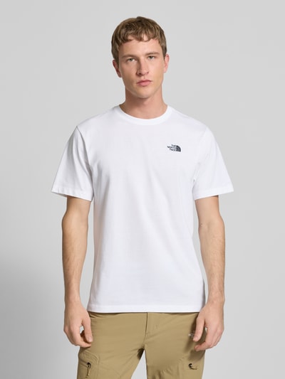 The North Face Regular Fit T-Shirt aus Baumwoll-Mix Modell 'EVOLUTION' Weiss 4