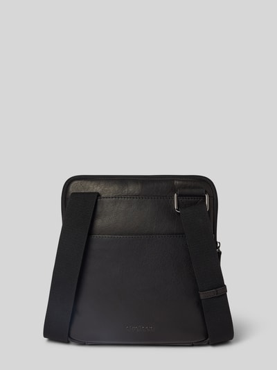 Strellson Lederrucksack mit Label-Prägung Modell 'HYDE PARK' Black 4