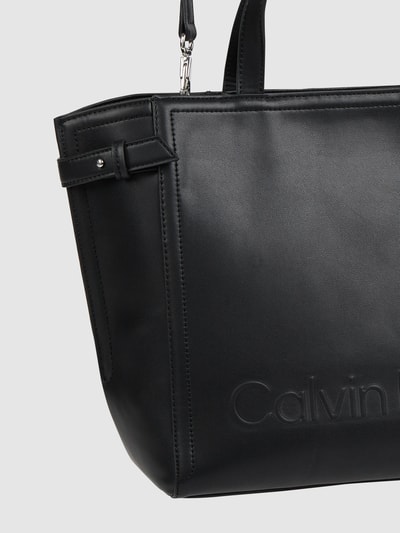 CK Calvin Klein Tote Bag in Leder-Optik   Black 5