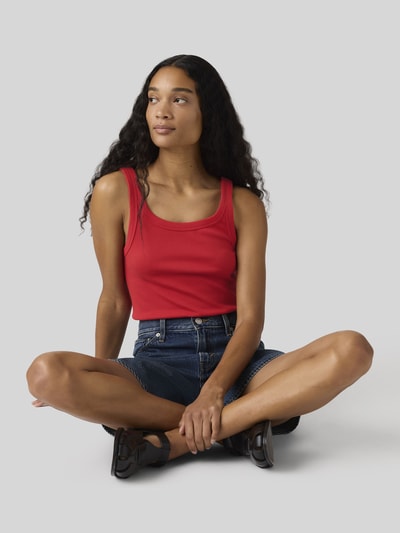 Levi's® Slim Fit Top aus Baumwoll-Mix Rot 1