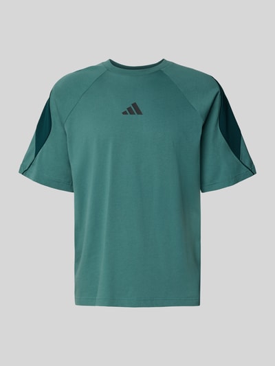 adidas Sportswear T-shirt met labelprint Lindegroen - 2