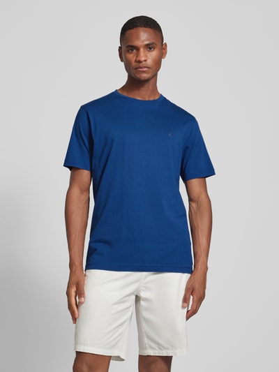 Lerros T-Shirt mit Logo-Stitching Blau 4