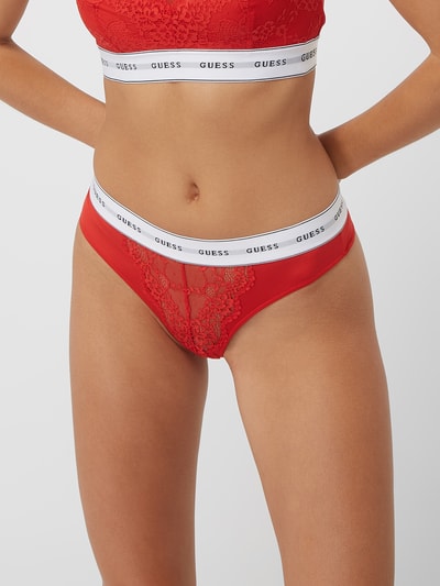 Guess String van microvezel, model 'Belle' Rood - 4