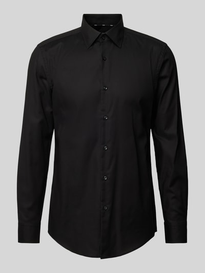 BOSS Slim Fit Business-Hemd mit Kentkragen Black 2