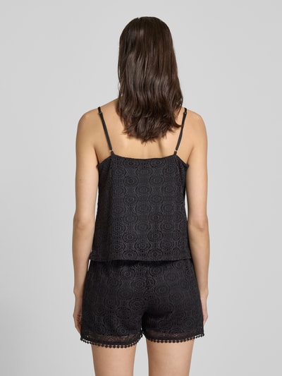 Vero Moda Comfort Fit Trägertop mit Spitze Modell 'MAYA' Black 5