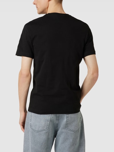 Lacoste T-Shirt mit Logo-Stitching Black 5