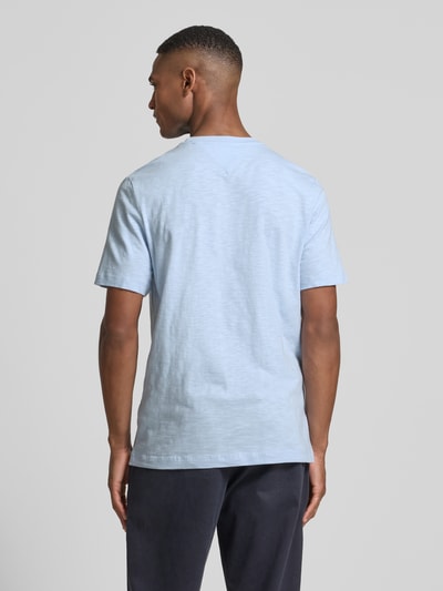 Tommy Hilfiger Regular Fit T-Shirt aus reiner Baumwolle Hellblau 5