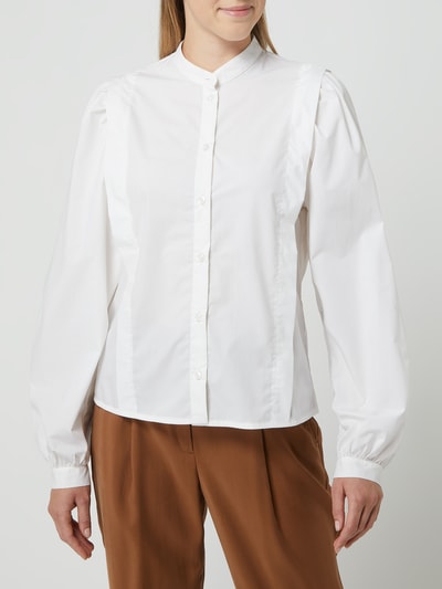 Nadine H Blouse met pofmouwen  Wit - 4