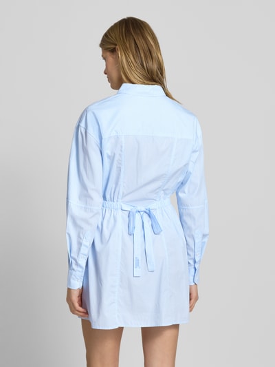 Tommy Jeans Regular fit overhemdjurk van puur katoen Lichtblauw - 5