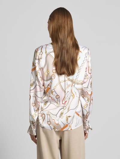 Herzensangelegenheit Regular Fit Seidenbluse mit Stretch-Anteil Offwhite 5