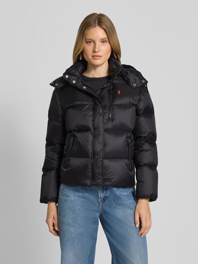 Polo Ralph Lauren Kurtka puchowa z krytym zamkiem błyskawicznym i wpuszczanymi kieszeniami Czarny 4