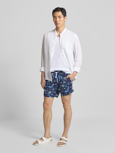 HECHTER PARIS Badehose mit elastischem Bund Marine 1