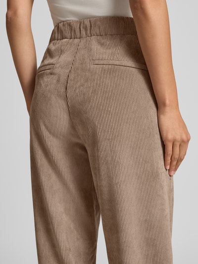 MAC Stoffhose mit französischen Eingrifftaschen Modell 'Chiara' Taupe 3
