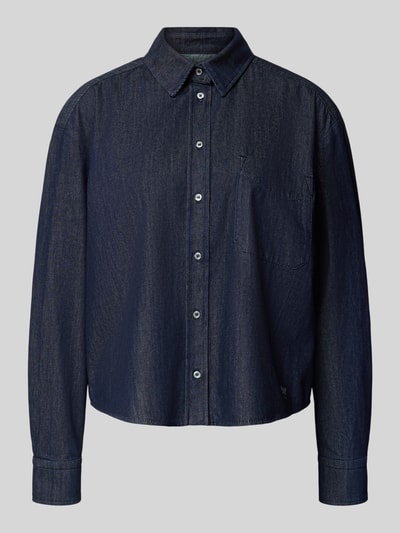 Weekend Max Mara Oversized jeansblouse van puur katoen, model 'OBBIA' Donkerblauw - 2