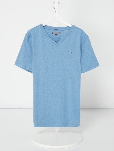 Tommy Hilfiger Teens T-Shirt mit Logo-Stickerei Hellblau 1