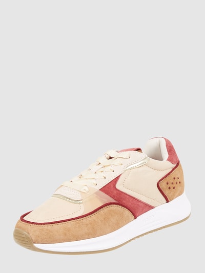 HOFF Sneakers van leer en textiel, model 'Jordaan' Beige - 1