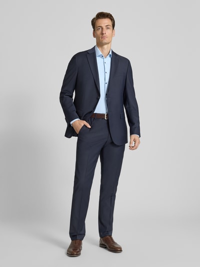 OLYMP No. Six Super slim fit zakelijk overhemd met kentkraag Bleu - 1