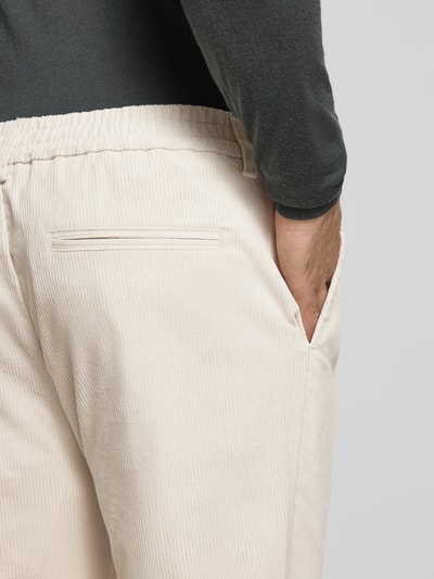 Casual Friday Corduroy broek met achterzakken, model 'MARC' Offwhite - 3