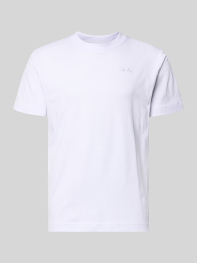 Ellesse T-Shirt mit Label-Stitching und Rundhalsausschnitt Weiss 2