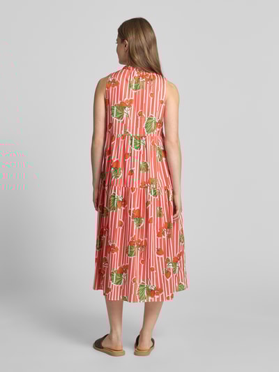 Marc Cain Sukienka midi z efektem stopniowania Koralowy 5