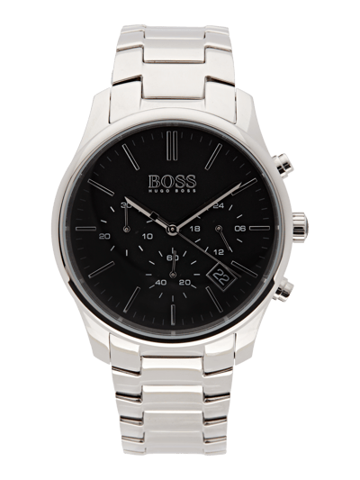 BOSS Chronograph aus Edelstahl Silber 1