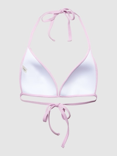 Esprit Top bikini z fakturowanym wzorem model ‘JOIA’ Jasnofioletowy 3