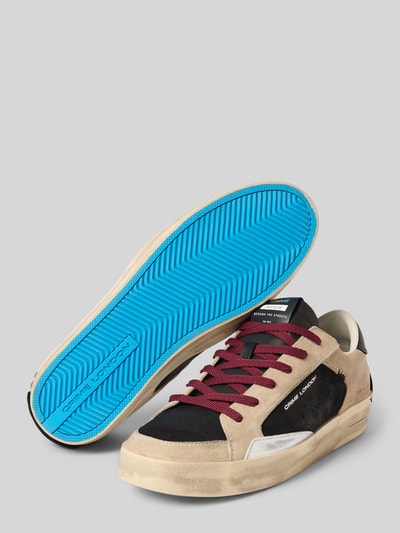 Crime London Sneaker aus Leder mit Schnürung Modell 'SK8 DELUXE' Black 4